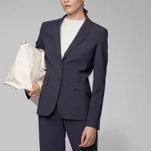 Sz 2 Hugo Boss Suit Burgundy EUC